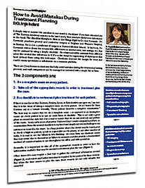How to Avoid Mistakes During Treatment Planning
