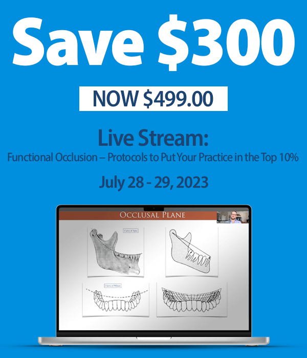 Functional Occlusion Live Stream Flash Sale